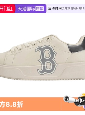【自营】MLB男女鞋新款情侣休闲鞋厚底运动鞋轻便小白鞋3ASXCCB3N