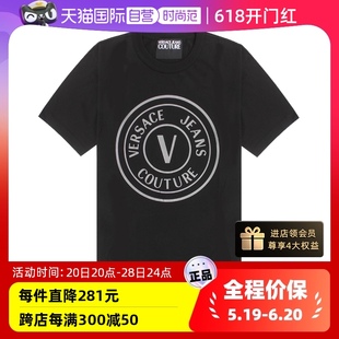 金属色LOGO男士 范思哲网球穿搭 Versace 短袖 自营 T恤