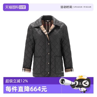 冬季 博柏利棉服菱格夹克男女款 BURBERRY 外套节日礼物 自营