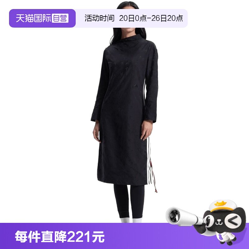 【自营】adidas阿迪达斯JACQUARD DRESS女子运动休闲长裙HY2133