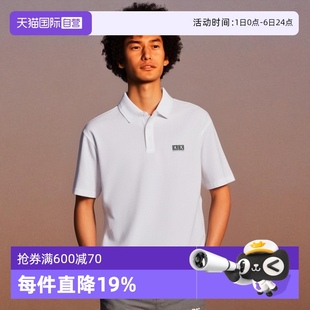 男士 ZJZEZ商务中年 自营 3LZFHC POLO衫 宽松版 AX阿玛尼 短袖