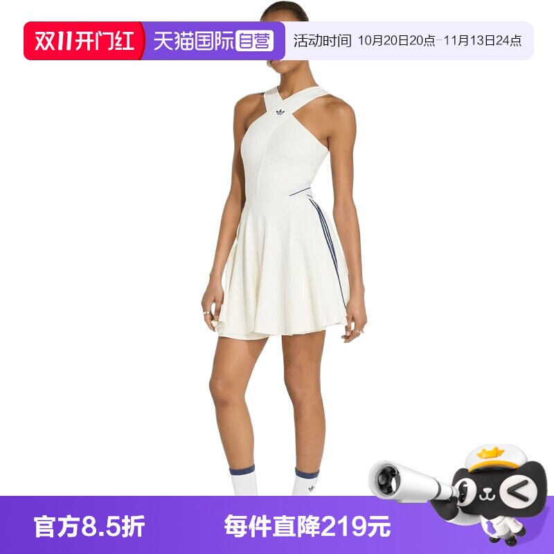 【自营】adidas阿迪三叶草SPORTS DRESS女子运动休闲连衣裙KX6882