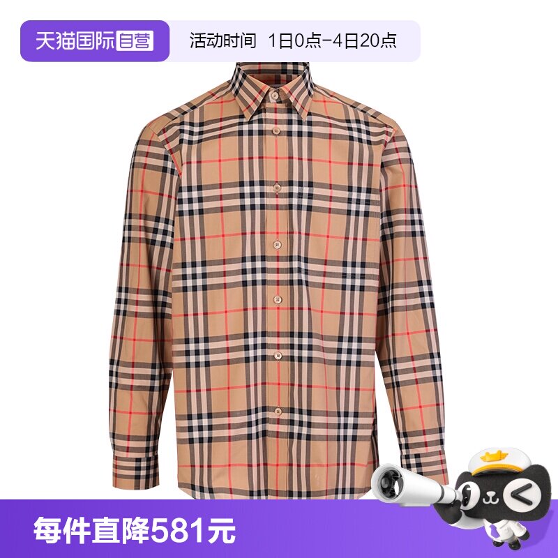 BURBERRY/博柏利男女长袖衬衫
