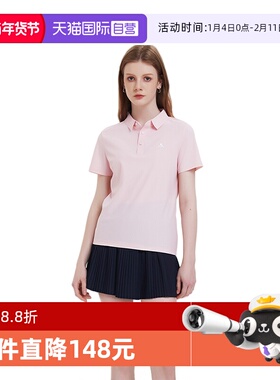 【自营】STIM 女士经典款速干POLO领短袖上衣长袖 春夏薄款 凉感