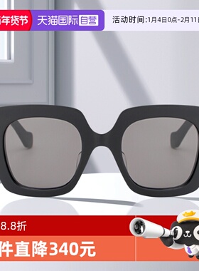 【自营】LOEWE罗意威墨镜女潮流复古LW40129U板材徽标方形太阳镜