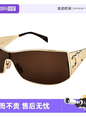 【自营】CELINE墨镜太阳镜金属前卫时尚造型品牌标识轻CL40283U