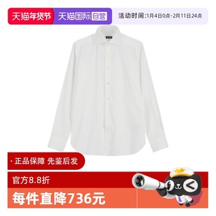 【自营】ZEGNA/杰尼亚男士棉质商务长袖衬衫衬衣 9MS0BA 2013