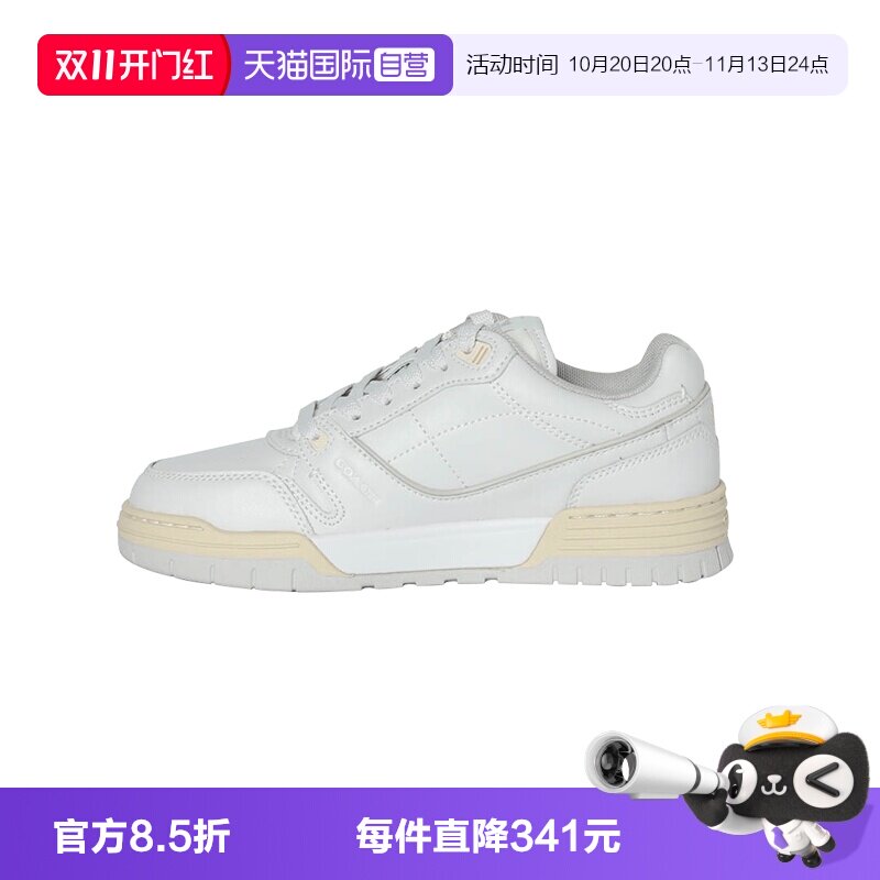 【自营】COACH/蔻驰soho女士圆头系带低帮板鞋厚底女鞋德训鞋