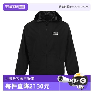 Logo字母印花连帽外套2024年休闲长袖 KENZO男士 夹克 自营