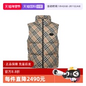 格纹图案羽绒马甲背心秋冬外套 博柏利女士经典 自营 BURBERRY