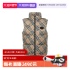 格纹图案羽绒马甲背心秋冬外套 博柏利女士经典 自营 BURBERRY