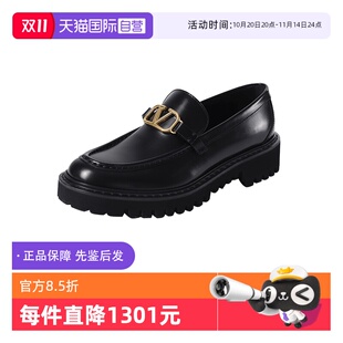 华伦天奴女士厚底乐福鞋 Valentino 皮鞋 单鞋 BEK 2S0EU0 自营