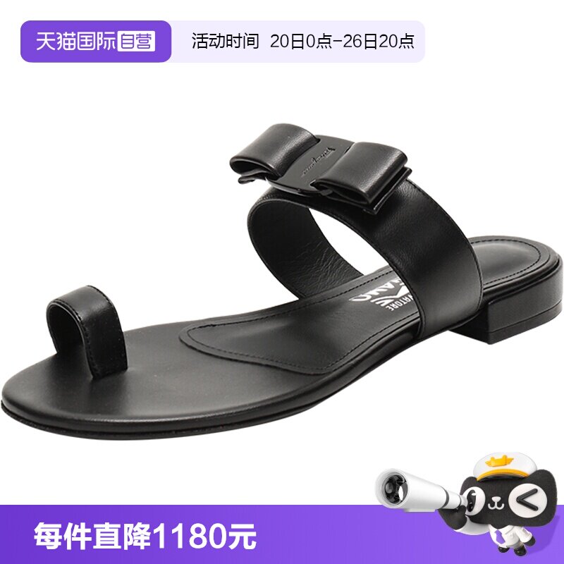 平底凉鞋】女鞋夹趾凉拖菲拉格慕