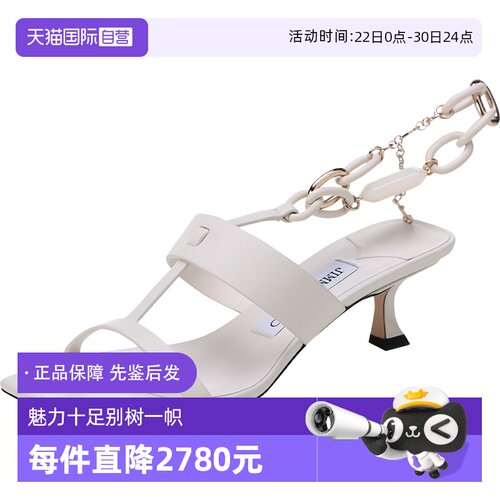 自营JimmyChoo女士缀饰凉鞋