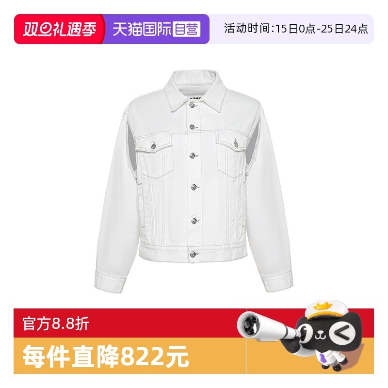 MM6秋冬季宽松牛仔外套