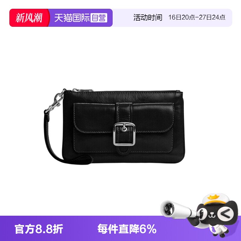 【自营】COACH/蔻驰女士钱包AshtonWristiet手拿手腕包卡包证件包