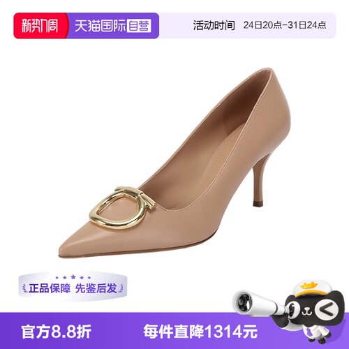 菲拉格慕女士高跟鞋皮鞋