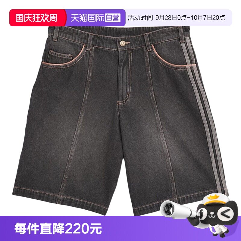 【自营】阿迪三叶草男子TYSHAWN SHORT牛仔运动短裤JX5468休闲