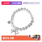 daisy 自营 beautyS925纯银切面水晶蝴蝶结手链女礼物精致小众