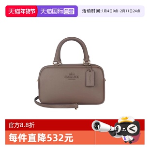 【自营】COACH/蔻驰女士皮质单肩斜挎手提包CT776IMV2R
