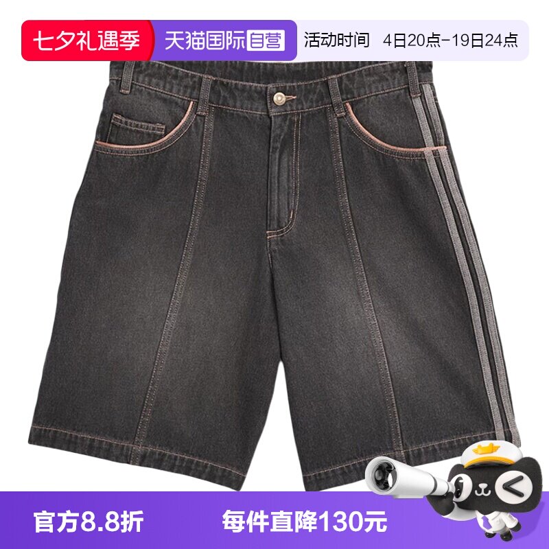 【自营】阿迪三叶草男子TYSHAWN SHORT牛仔运动短裤JX5468休闲
