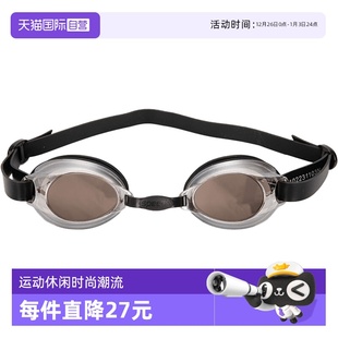 游泳运动装 Speedo速比涛平光泳镜新款 备防水游泳镜 自营