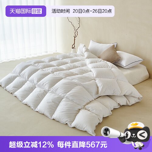 朵琳奈森90白鸭绒冬被芯羽绒被子