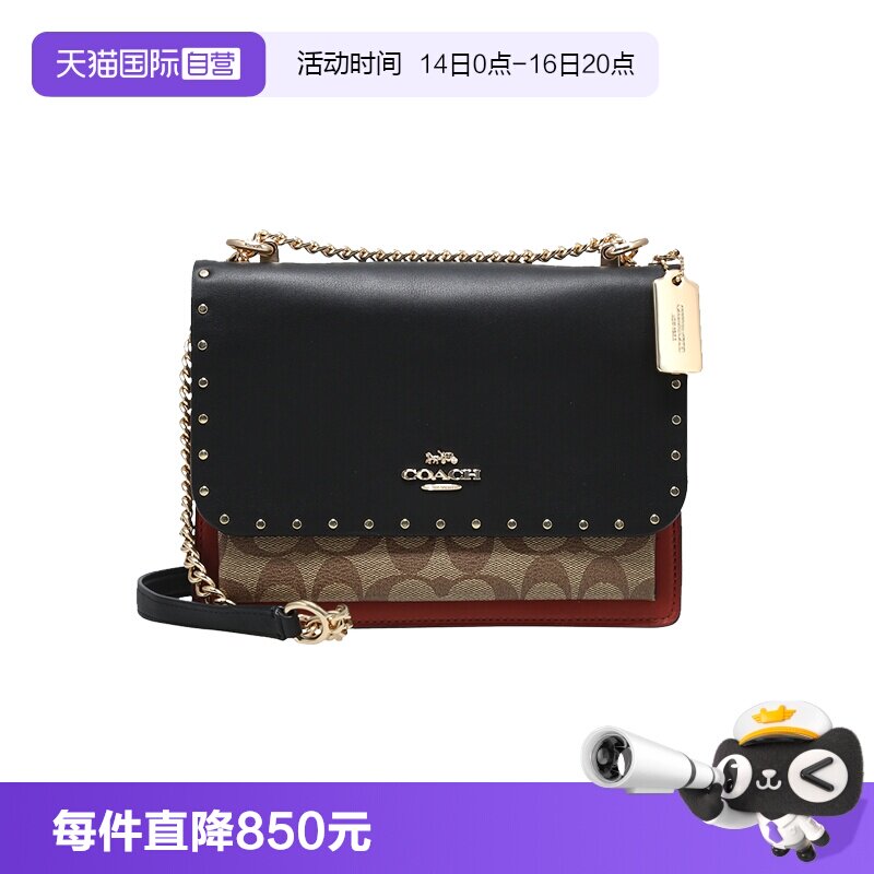 COACH单肩斜挎包风琴包图片
