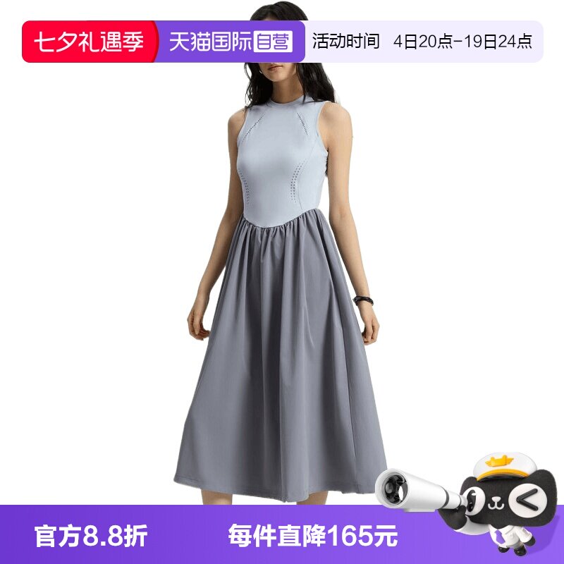 【自营】adidas阿迪达斯女子运动休闲吊带短袖连衣裙KS5168