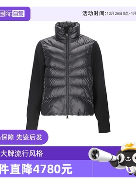 【自营】Moncler/盟可睐女士羊毛鹅绒拉链针织上衣9B00024 M1131