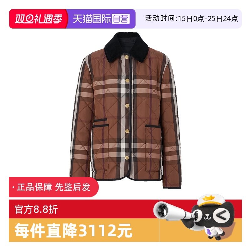 博柏利BURBERRY女士棉服