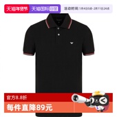 自营 POLO衫 Emporio 男士 纯棉条纹短袖 Armani阿玛尼 时尚 T恤