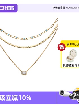 VITARING简约小众叠戴多层项链女