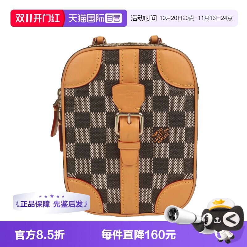 【自营】中古「8.5新」LV(路易威登)黑色/灰色迷你S单肩包斜挎包