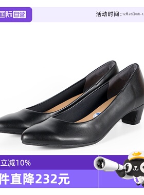 【自营】Soft Contact日本制通勤百搭舒适不累脚小高跟单鞋女