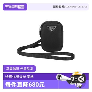自营 1TT130 Prada Nylon单肩包零钱包腕包 2DMV 普拉达女士Re