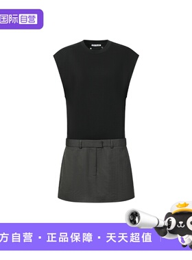 【自营】Acne Studios春季新款女士圆领无袖套头中长款休闲连衣裙