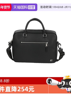 【自营】AX 阿玛尼 男士电脑包手提单肩斜挎包 XM000157 AF11928