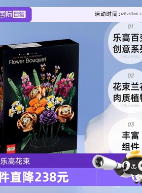 【自营】乐高积木百变创意系列10280花束10311兰花10309肉质植物