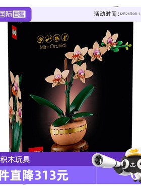 【自营】LEGO乐高10343典雅兰ICONS系列拼搭积木摆件玩具礼物女孩