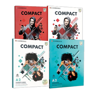 【自营】剑桥国际少儿英语 compact教材 Compact Key for Schools A2剑桥KET PET考试备考教材Compact Preliminary For Schools B1