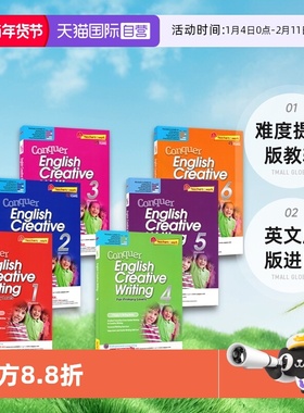 【自营】SAP Conquer Creative Writing 1-6年级攻克系列创意写作练习册 新加坡小学英语写作难度提高版教辅 英文原版进口