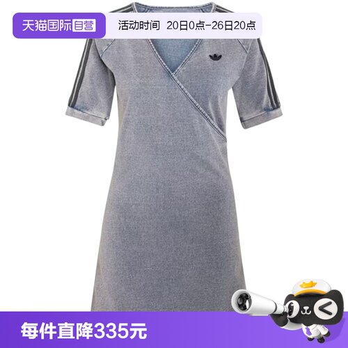 【自营】adidas阿迪三叶草DENIM DRESS女子运动休闲连衣裙KZ5057