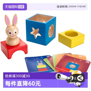 儿童益智玩具蒙氏积木 自营 比利时SmartGames兔宝宝魔术箱2岁
