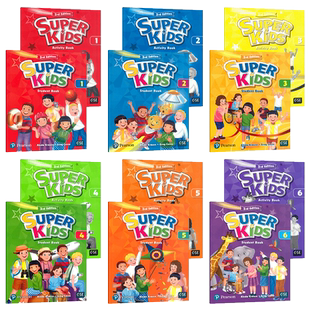 【自营】superkids 朗文英语小学教材 Super Kids 1 2 3 4 5 6级 superkids教材 朗文国际英语教程 少儿英语教材 朗文superkids