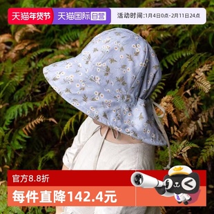 【自营】澳洲Bedhead女童四季渔夫防晒帽吸湿排汗亚麻UPF50+遮阳