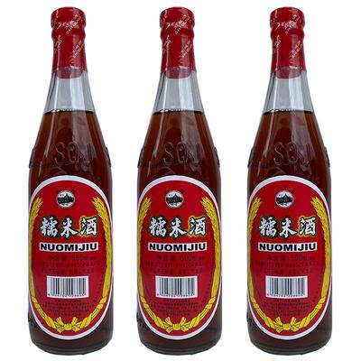 岐江牌特种小曲糯米酒月子酒500ml甜酒酒糟低度酒商用家用甜品