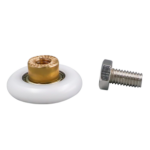 包邮淋浴房滑轮平移圆弧门吊轮老式浴室玻璃移门轨道滚轮单轮轴承