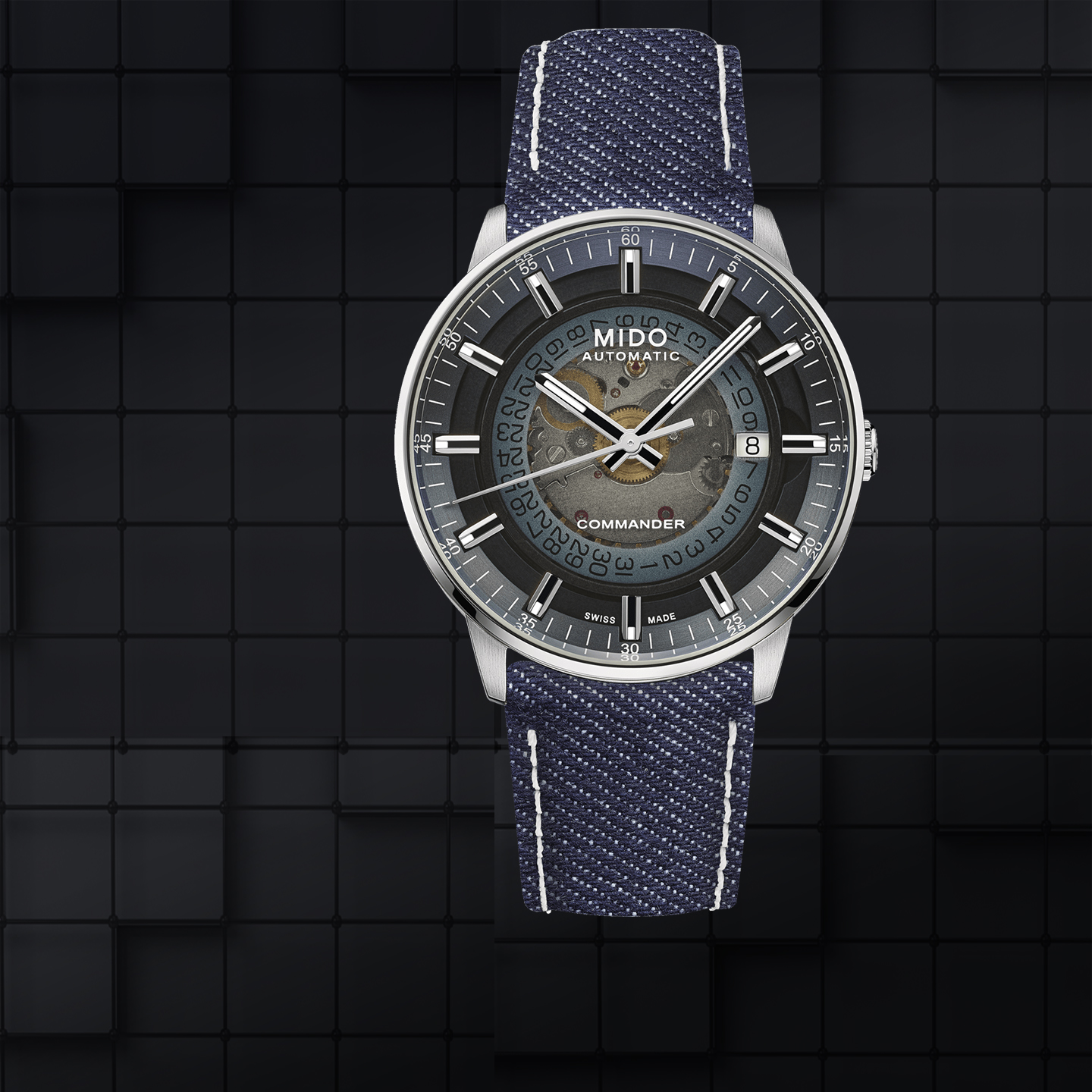 Mido美度表瑞士原装商务机械表男