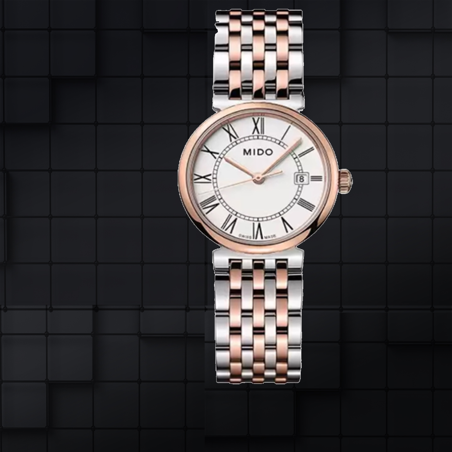 瑞士正品美度表石英表女超薄